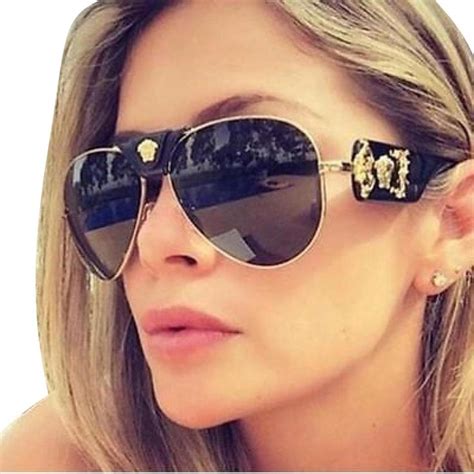 women's versace aviator sunglasses|designer sunglasses unisex aviators.